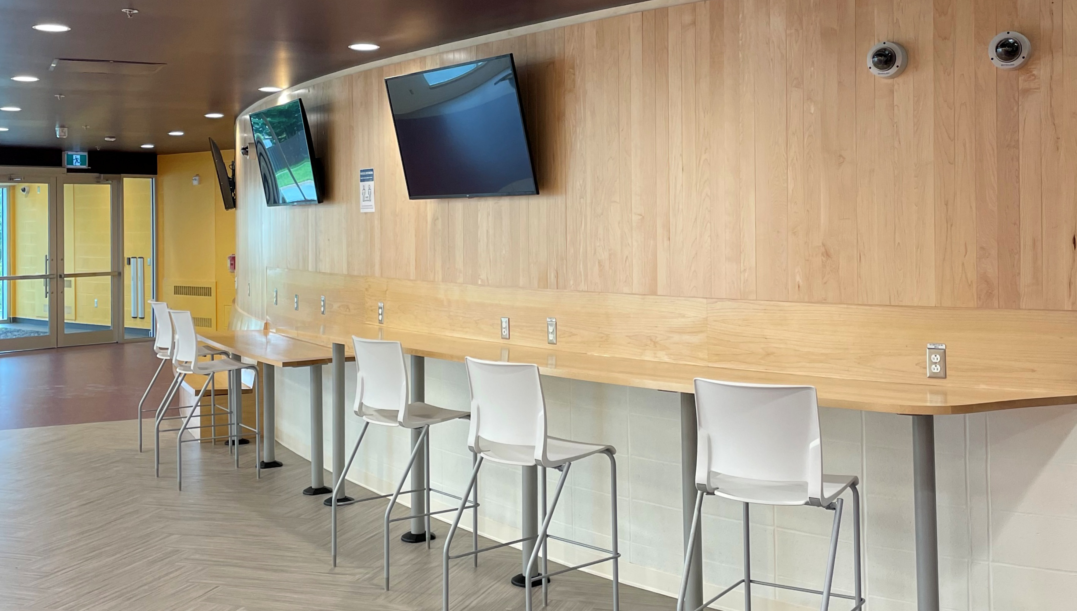 J.L. Ilsley High School Lab Countertops, Panelling, Builtins